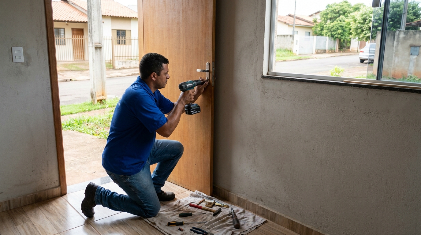 Instalação de Fechadura Residencial profissional em Cotijuba, Belém‑PA